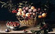 Louise Moillon Still-Life with a Basket of Fruit oil painting reproduction